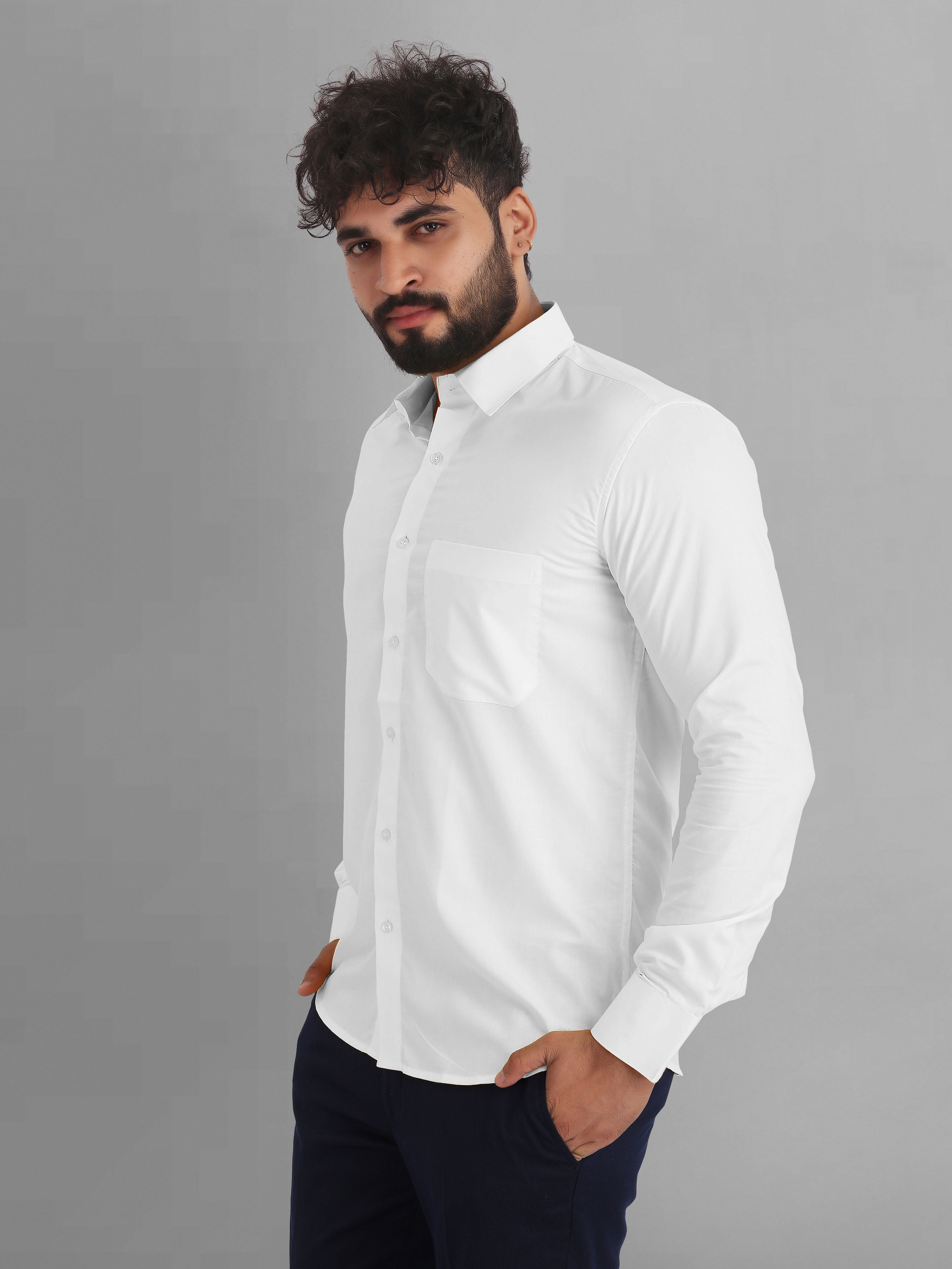 White Egyptian cotton shirt